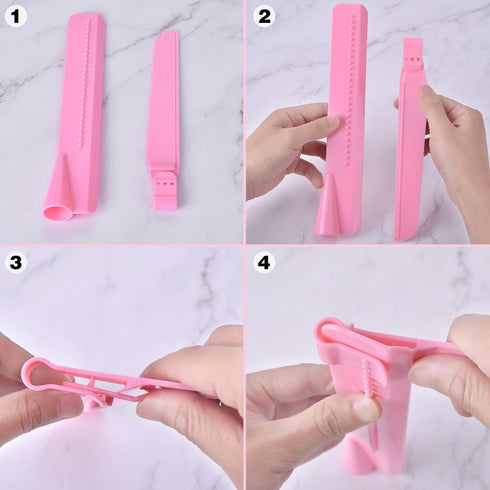 Cake Scraper Set of 9 Packs Cake Scraper Cake Decorating Comb Icing Smoother for cake decorating Plastic baking scraper Decorating Cake Edge Kitch...