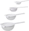 HIC Kitchen Double-Ear Fine Mesh Strainers, BPA Free, Set of 4 Sizes Includes 3, 4, 5.5, and 7-Inch Diameter...