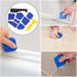 16PCS Silicone Caulk Tools Kit Spreader Scraper Remover Glass Glue Finishing Applicator Kit for Moldling Gluing Floor Fitting...