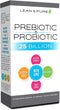 Lean & Pure Prebiotic & Probiotic, 25 Billion Live and Shelf Stable Cultures, 30 Count, Non GMO, Vegetarian, Gluten Free...