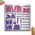 Book Metal Stencil Book Metal Journal Stencils LIBRARY READING BOOK to READ BOOK CLUB 6×6inch DIY Template for Diary Scrapbooking Card...