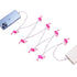 Pink Flamingo USB Christmas Light Phone Charger Cord Designed for Women 50 Inch Compatible with Phone 5~14 Series......