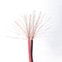 DC5.5x2.1mm, Barrel Connector, Pigtail DC Power Connector, 1V-36V Power Adapter 0.8 Flat Thick and Thickened (1ft-3 Pair Pack)...