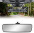Livtee Anti Glare Car Rearview Mirror with Adjustable Suction Cup, HD Universal Car Interior Rear View Mirror with Panoramic Wide Angle Mounted on...