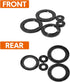182-2142 Engine Oil Seal Rebuild Kit 400 400L Complete Engine Oil Seal Rebuild Kit Equivalent to 82114 822124 Fit for Polaris Sport Sportsman Big ...