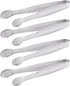 Mini Serving Tongs 5-Inch Stainless Steel Small Appetizer Tongs, Set of 4...