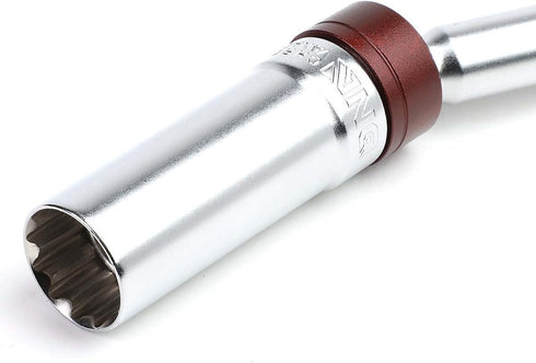 DNA Motoring TOOLS-00100 Spark Plug Swivel – 6 in, 360 Degree Ball Swivel w/Chrome Plated Finish, Knurled Shaft...