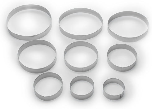 Fox Run, 1 x 6 x 6 inches, Round Cookie Cutter Set...