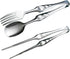 2 Pcs Kitchen Tongs Set, 304 Stainless Steel Food Tongs for Barbecue Cooking Salad Grilling Frying and Serving...