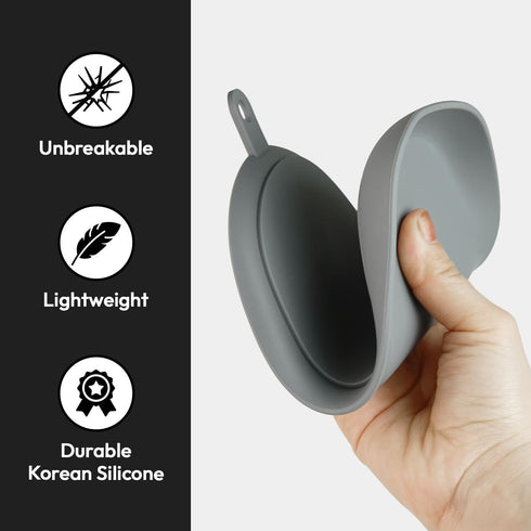 Carrotez Large Silicone Utensil Rest for Stove Top - Unbreakable Heat Resistant Silicone Spoon Rest for Kitchen Countertop - Oversized Wide Non-Sc...