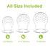 Food Feeder for Baby, Fruit Feeder Pacifier (3 Pcs) with 6 Different Sized Silicone Pacifiers 1 PCS Silicone Baby Food Dispensing Spoon 90ML with ...