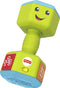 Fisher-Price Baby & Toddler Toy Laugh & Learn Countin’ Reps Dumbbell Rattle with Learning Lights & Music for Infants Ages 6+ Months...