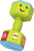 Fisher-Price Baby & Toddler Toy Laugh & Learn Countin’ Reps Dumbbell Rattle with Learning Lights & Music for Infants Ages 6+ Months...