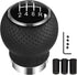 Universal Shift Knob 6 Speed Manual Gearbox Shift Knobs Fit for Most Car Transport Vehicles?Round Head R Down?...