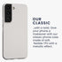 kwmobile Case Compatible with Samsung Galaxy S22 Case - Soft Slim Metallic TPU Silicone Cover - Metallic Silver...