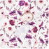 Baby Swaddle Blanket Newborn Girl Swaddle and Headband Set Purple Flowers Floral Print Wrap Shower Gift...