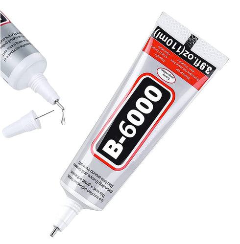 B6000 Jewelry Glue Clear Rhinestone, Inlay Glue, Pendant Adhesive, 110g Craft Adhesive Glue with Precision Tip Multifunctional Fabric Glue (110ML)...