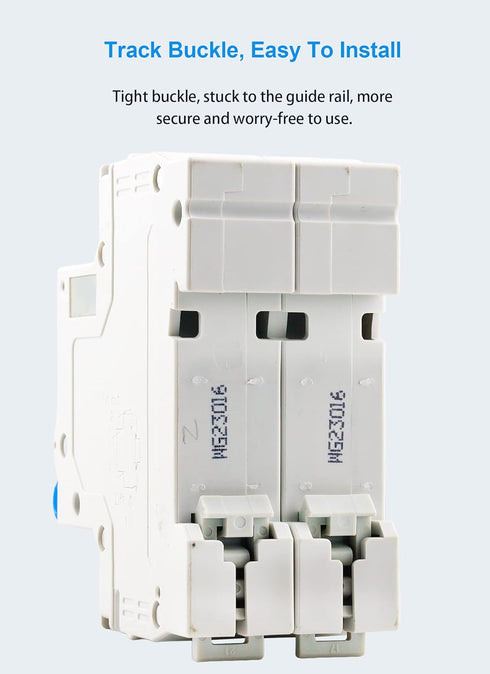 Electrical Miniature Circuit Breakers for DC Power Distribution and Protective Disconnect with DIN Rail Mounting, Air Switch for Solar PV System a...