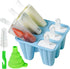 Popsicle Mould?Popsicle Maker Popsicle Molds 6 Pieces Silicone Ice Pop Molds BPA Free Popsicle Mold Reusable Easy Release Ice Pop Make (Blue)...