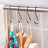 YourGift 20 Pack Flat S Hooks Stainless Steel 3 inches S Shaped Hanging Hooks for Kitchen, Bathroom, Bedroom and Office (Medium)...