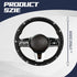 Bling Car Steering Wheel Cover, Crystal Glitter Rhinestone Wheel Protector for Girls Women, 15 inch Anti-Slip Steering Wheel Protector, Universal ...