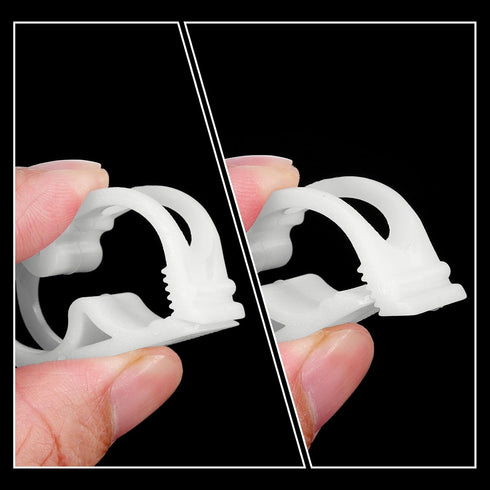 uxcell Plastic Tubing Clamps, 5pcs 1/8"-1/4" Tube OD Adjustable Tube Clamp Laboratory Pinch Valve Flow Control Hose Clamp...