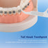 Individually Wrapped Orthodontic Flossers for Braces - Ortho Dental Floss Picks, 75 Count (Pack of 1)...