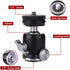 Camera Tripod Mini Ball Head Mount with Cold Shoe - Metal Professional Panoramic Ballhead 360° Pan 90° Tilt Tripod Mount Adapter with 1/4" Screw f...