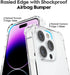 for iPhone 14 Pro Max Case Clear, Transparent Jelly Protective Silicone Phone Case with Design for Women Girly Cute Simple, Thin Slim Fit Soft Fle...