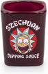 Rick and Morty Szechuan Dipping Sauce Shot Glass - Novelty Collectible Drinking Glasses - Perfect for Birthdays, Holidays, House Warming Parties...