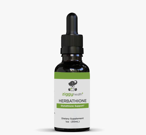 Ziggy Health Herbathione - Organic Liquid Tincture, Glutathione Supplement, Immune Support, Liver Detox Cleanse Antioxidant, Brain & Cardiovascula...