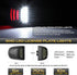 VIPMOTOZ Red OLED Neon Tube Pure White LED License Plate Light Tag Lamp Assembly Replacement For Cadillac Escalade Chevy Silverado Tahoe Suburban ...