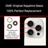ASDAWN Back Rear Camera Lens Glass Replacement for iPhone 15 Pro 6.1 Inches with Pre-Installed Adhesive, ASDAWN Back Camera Lens Glass kit with In...
