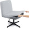 Armless Criss Cross Office Desk Chair Cover Slipcover,Accent Mid Back Wide Swivel Task Vanity Slipper Chair Protector Stretch Removable without Ar...