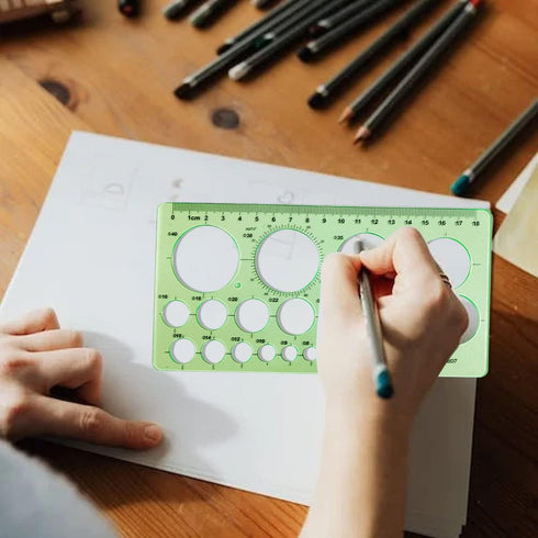 Circle Templates Ellipse Drawings Templates Drafting Stencils Measuring Tools Template Artist Design Drawing Aid Tool Circle Templates Measuring E...