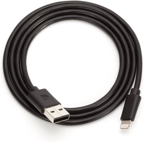 Griffin - Lightning cable - Lightning (M) to USB (M) - 3 ft - black - for Apple iPad/iPhone/iPod (Lightning)...