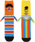 Sesame Street Bert & Ernie Women's Casual Crew Socks With 3D Arms & Magnetic Hands...