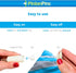 White Cloth Magnetic Duvet Clips with Magnetic Key for Easy Removal. Pack of 16 Comforter Fasteners That are Safe Locking and Holds up to 10lbs...
