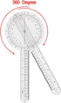 OIIKI 2PCS Goniometer Set,12" Goniometer, 360 Degree 12" Goniometer (Plastic)...