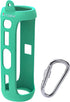 LTGEM Silicone Carrying Travel Case for JBL FLIP 5 Waterproof Portable Speaker with Extra Carabiner - Teal...