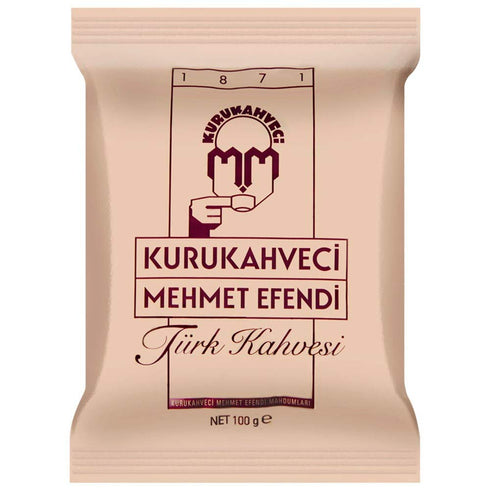 KURUKAHVECI MEHMET EFENDI Turkish Coffee, Arabica Beans, Roasted Ground,Rich Aroma, Fresh, Medium to Heavy-bodied, Original Taste Since 1871 (3.52...