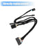X AUTOHAUX 68163713AC Steering Wheel Wiring Harness Audio Controls for Ram 1500 2500 3500 2012 2013 2014 2015 2016 2017 2018...