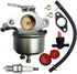 Carburetor w/Gasket Compatible with Tecumseh HSSK50-67324N, HSSK50-67326L Snowblowers Engine New Carb...