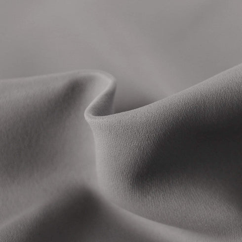 Hiasan Valance Curtains for Kitchen Blackout Thermal Insulated Solid Window Curtain Valance, Grey, 42 x 18 Inches, 1 Panel...