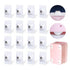 16 PCS Self Adhesive Caster Wheels 360 Degree Swivel Mini Adhesive Wheel Stainless Steel Pulley Pndbnq Sticky Roller for Attach Bins Storage Boxes...