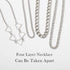 Simple Heart Necklace Lolita Choker Chain Layered Cuban Chunky Silver Chain Necklace for Women Men Chic y2k Clothes Jewelry...