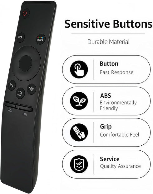 New Universal Replaced Remote Control Compatible for Samsung TV BN59-01259B BN59-01259D BN59-01259E BN59-01260A 4K Controller UA40 UA49 UA50 UA55 ...
