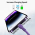 100W Type C Fast Charging Cable, 3.3ft USB C to USB C Charger Cable (Purple)......