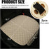 Car Seat Bottom Cover Pad, Breathable Auto Front Seat Protector with Storage Pocket, Comfortable Seat Bottom Cushion Mat for Most Vehicle, Univers...