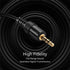 TNP AUX Headphone 3.5mm Extension Cable (3 Feet) - Male to Female Extender Audio Auxiliary Jack Adapter Wire Cord Plug Connector for iPhone iPod i...